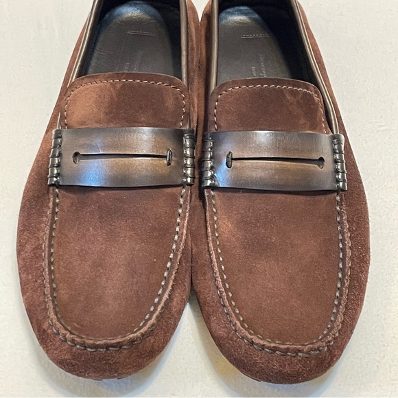 ERMENEGILDO ZEGNA suede driving loafers - Picture 9 of 11